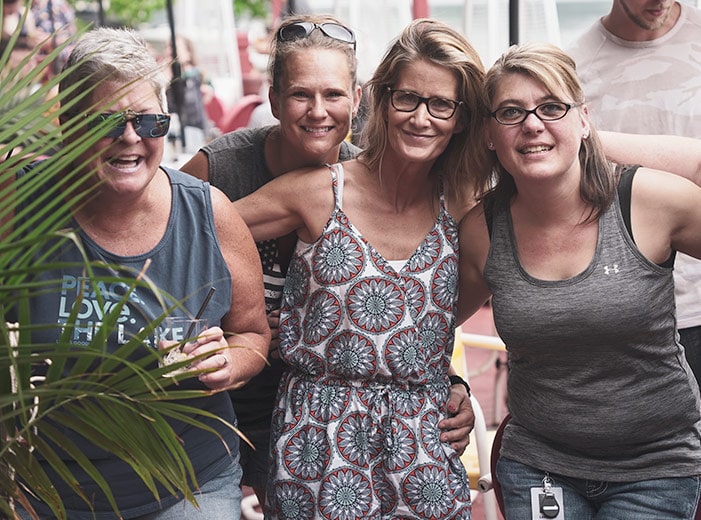 people posing for a picture